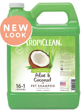 Изображение 2 - TropiClean Aloe-Coconut Шампунь дезодорирующий
